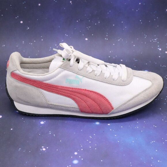 Puma Womens SF77 White Grey Pink Casual Shoes Athletic Sneakers US Size 8 - Picture 13 of 16